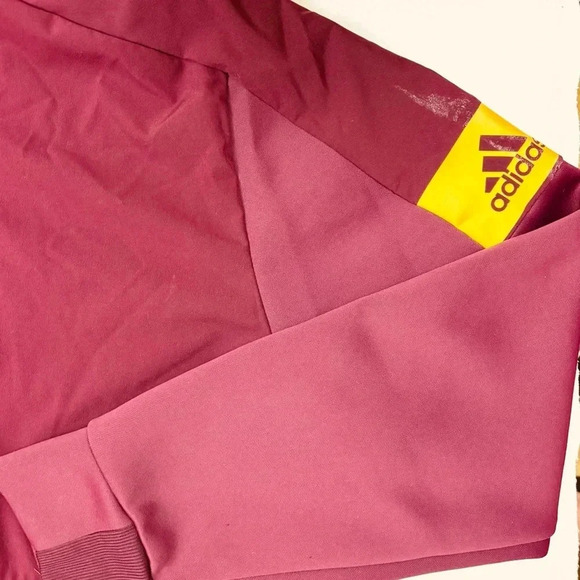 Adidas Arizonia State “Sun Devils” Maroon Full Zip Unisex Athletic Jacket Size L - Picture 15 of 16